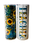 20 ounce skinny Teacher Tumblers Various Designs