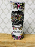 20 ounce skinny Teacher Tumblers Various Designs