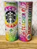 20 ounce skinny Teacher Tumblers Various Designs