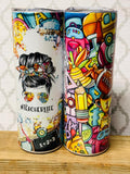 20 ounce skinny Teacher Tumblers Various Designs