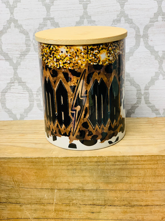 10 ounce candle gold glitz Mama