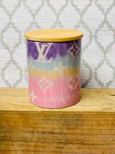 10 ounce candle pastel rainbow elvee