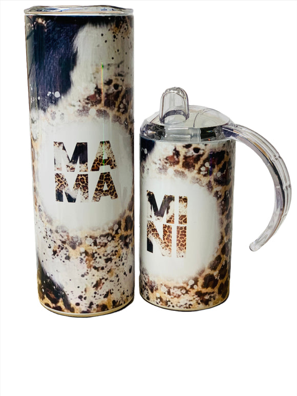 mama cowhide skinny tumbler