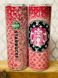 Inspired design 20 ounce skinny tumblers various designs