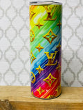 Inspired design 20 ounce skinny tumblers various designs