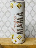 Inspired design 20 ounce skinny tumblers various designs