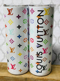 Inspired design 20 ounce skinny tumblers various designs