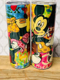 Inspired design 20 ounce skinny tumblers various designs