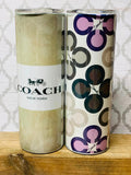 Inspired design 20 ounce skinny tumblers various designs