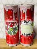 20 ounce skinny Christmas Tumblers