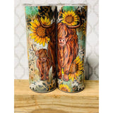 20 ounce stainless steel tumblers All things Cow Various Designs