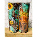 20 ounce stainless steel tumblers All things Cow Various Designs