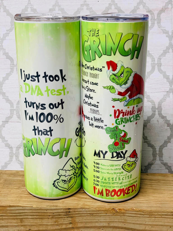 20 ounce skinny Christmas Tumblers