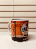 Hancock oil can 14 ounce coffee cup